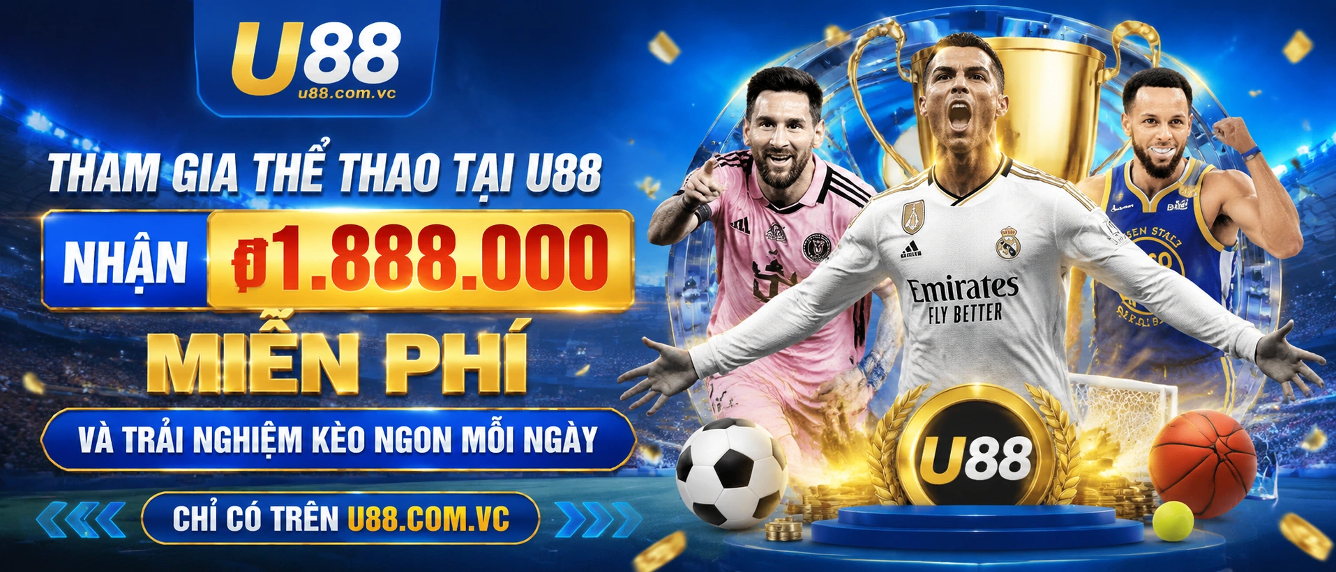 Giao diện thể thao U88 trên thiết bị di động