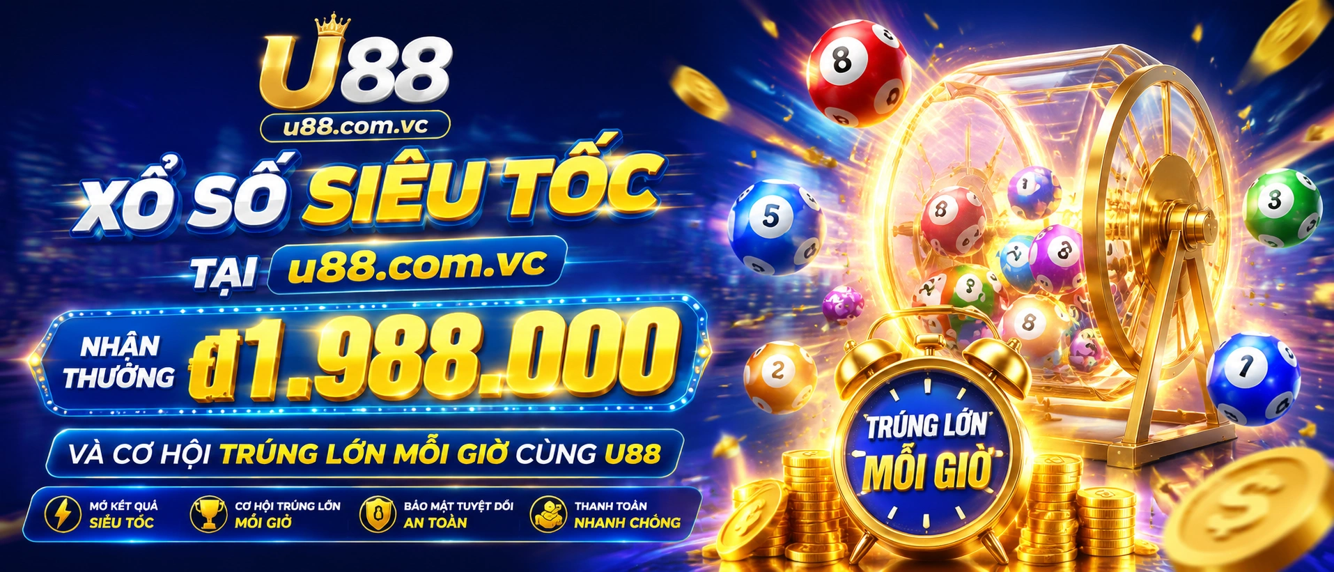 Xem kết quả xổ số U88 trên điện thoại